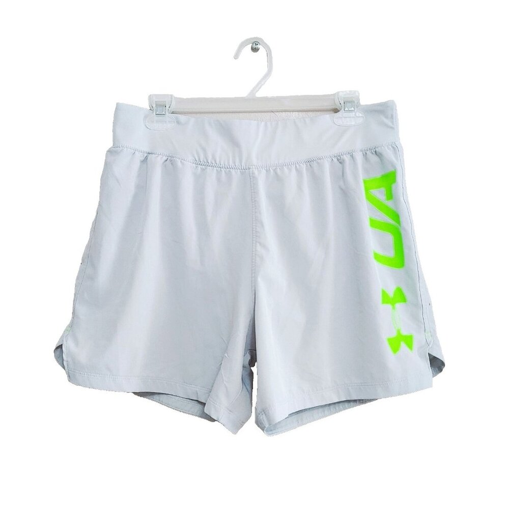 UNDER ARMOUR Men's Speedpocket LINED Shorts 1361486 Size Large Gray Fitted